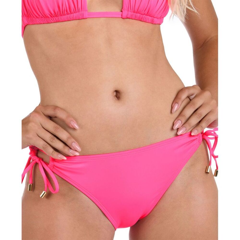La Blanca Womens Island Goddess Adjustable Hipster Bikini Bottom 14 Bright Pink